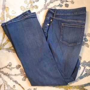 Torrid. 18R. Mid-Rise Slim Bootcut Jeans. Vintage Stretch.